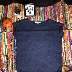 LOFT navy blue shirt with stars!!  ❤️